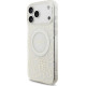 Guess IML Flowers Allover Strap MagSafe Θήκη για iPhone 17 Pro Max - Λευκό Apple Θήκες Κινητών