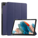 For Samsung Galaxy Tab A9 Tri-fold Stand PU Leather Tablet Case Full Protection Tablet Cover - Dark Blue Samsung Cases Mobile Tablet