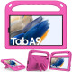 For Samsung Galaxy Tab A11 / A9 Case Shockproof Kickstand EVA Tablet Cover with Handle - Rose Samsung Cases Mobile Tablet