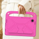 For Samsung Galaxy Tab A11 / A9 Case Shockproof Kickstand EVA Tablet Cover with Handle - Rose Samsung Cases Mobile Tablet