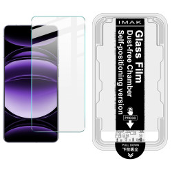 IMAK H Series For Realme GT 6 5G Tempered Glass Screen Protector Easy Installation Film with Auto Dust-Remove Tool Kit (Fingerprint Unlock)