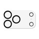 For iPhone 17 Pro Tempered Glass Lens Protector Silk Printing Camera Lens Film - Black Apple Screen Protectors