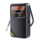 JOC TG-66 Mini Radio FM/AM/SW Full Band 3W Speaker HD Mirror Display Portable Radio - Black Gadgets - Toys - Hobby