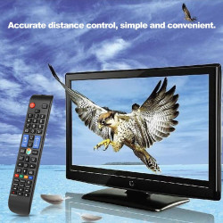 Universal TV Remote Control Wireless Smart Controller Replacement for Smart Digital TV - Black