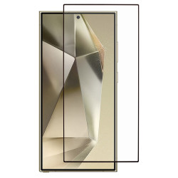 For Samsung Galaxy S25 Ultra Tempered Glass Full Glue Full Screen Protector Support Fingerprint Unlock