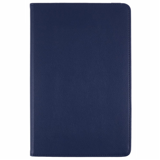For Samsung Galaxy Tab S11 Case Rotating Stand PU Leather + PC Tablet Cover with Elastic Band - Dark Blue Samsung Cases Mobile Tablet