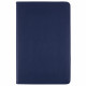 For Samsung Galaxy Tab S11 Case Rotating Stand PU Leather + PC Tablet Cover with Elastic Band - Dark Blue Samsung Cases Mobile Tablet