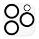 For iPhone 16 Pro / 16 Pro Max Camera Lens Protector Built-In Black Circles Tempered Glass Lens Film Apple Screen Protectors