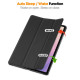 For Samsung Galaxy Tab S11 Case Anti-Drop Leather Stand Tablet Cover - Black Samsung Cases Mobile Tablet