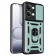 For Xiaomi Poco X8 Pro Max 5G Case with Slide Camera Lid PC + TPU Kickstand Phone Cover - Green XIAOMI Cases Mobile