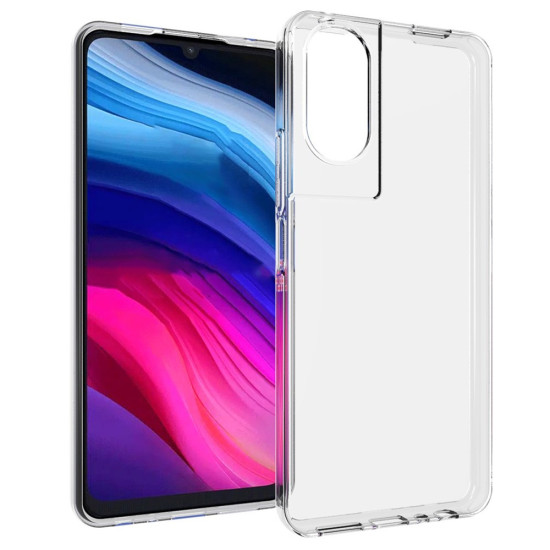 For TCL 505 Case Clear TPU Phone Protective Cover Ultra-thin Phone Shell with Big Lens Hole TCL Mobile Cases