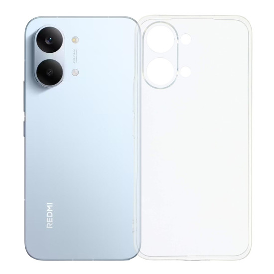 For Xiaomi Poco X8 Pro Max 5G  /  Redmi Turbo 5 Max 5G Back Cover Ultra Thin Flexible TPU Clear Phone Case - Transparent XIAOMI Cases Mobile