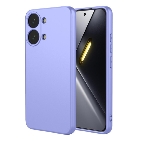 For Xiaomi Poco X8 Pro Max 5G Case Liquid Silicone Feel Soft TPU Protective Phone Cover - Purple XIAOMI Cases Mobile