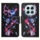 For Xiaomi Redmi Note 15 4G (Global) Case Pattern Printing Protective Leather Folio Phone Cover with Wrist Strap - Glowing Butterfly XIAOMI Cases Mobile