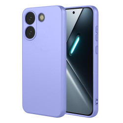 For Xiaomi Poco X8 Pro 5G Case Liquid Silicone Feel Soft TPU Protective Phone Cover - Purple