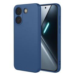 For Xiaomi Poco X8 Pro 5G Case Liquid Silicone Feel Soft TPU Protective Phone Cover - Blue