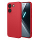 For Xiaomi Poco X8 Pro 5G Case Liquid Silicone Feel Soft TPU Protective Phone Cover - Red XIAOMI Cases Mobile