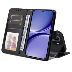 For Xiaomi Poco X8 Pro 5G / Xiaomi Redmi Turbo 5 5G Case Wallet PU Leather Folio Flip Phone Cover - Black