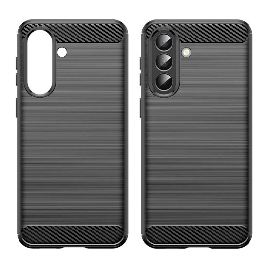 Θήκη Σιλικόνης TPU Carbon Fiber για Samsung Galaxy A57 5G - Μαύρο Samsung Θήκες Κινητών