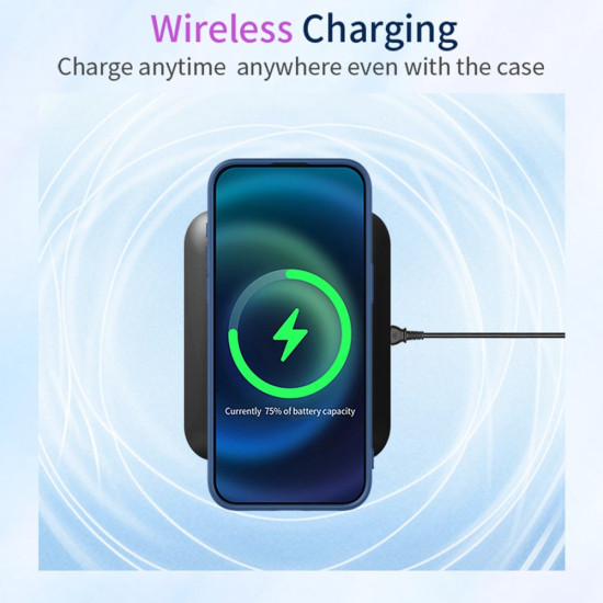 For Samsung Galaxy A57 5G Case Liquid Silicone Feel Soft TPU Protective Phone Cover - Blue Samsung Cases Mobile