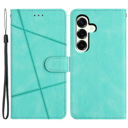 For Samsung Galaxy A57 5G Case Crazy Horse Texture PU Leather Wallet Stand Phone Cover - Green