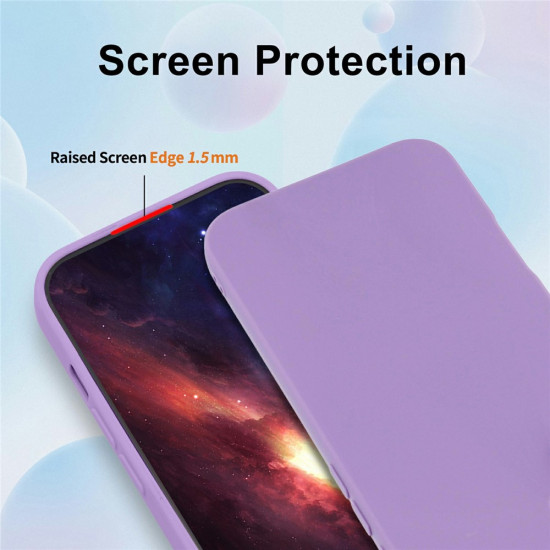 For Xiaomi Redmi Note 15 5G (Global)  /  Poco M8 5G Case Precise Camera Cutouts Soft TPU Shockproof Phone Cover - Purple XIAOMI Cases Mobile