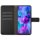For Samsung Galaxy A07 4G Case Wallet Imprint PU Leather Flip Folio Phone Cover - Black Samsung Cases Mobile