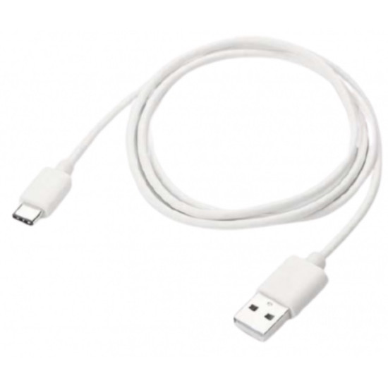 Mayline Καλώδιο Φόρτισης και Δεδομένων USB σε Type-C (1 Μέτρο) 20W - Λευκό  (Bulk) Καλώδια Αντάπτορες και Φορτιστές