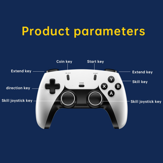 GS5 Pro TV Game Box Gaming Console Retro Emulator 30000+ Games Multi Platform Support HD Output. with 64GB TF Card Gaming