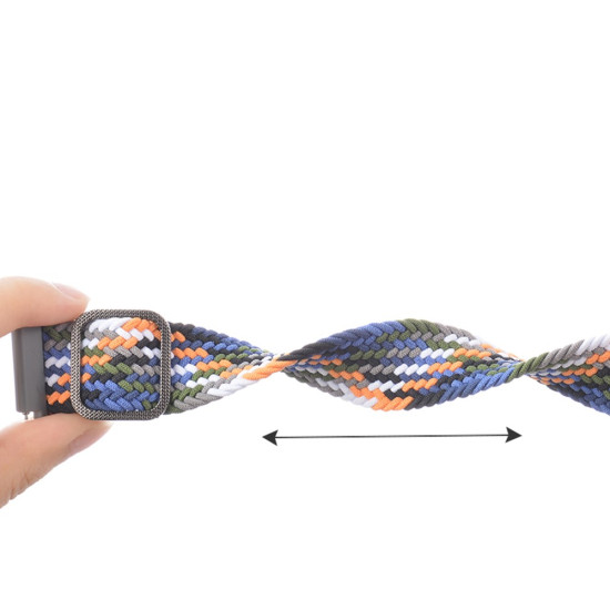 Λουράκι από Πλεκτό Κορδόνι 20mm για Samsung Galaxy Watch Active / Active2 40mm / Watch 42mm - Ντένιμ Samsung Smart Watch