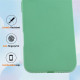 For Samsung Galaxy S26 Case Precise Camera Cutouts Soft TPU Shockproof Phone Cover - Green Samsung Cases Mobile