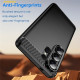 AMORUS For Samsung Galaxy S26 Ultra Case Carbon Fiber Texture Brushed Protective Phone Cover - Black XIAOMI Cases Mobile