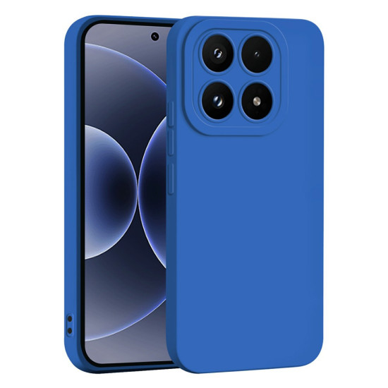 For Xiaomi 17 Case Precise Camera Cutouts Soft TPU Shockproof Phone Cover - Dark Blue XIAOMI Cases Mobile