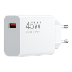 Xiaomi Travel Charger HyperCharge Combo BHR07SLEU 45W USB-A - White