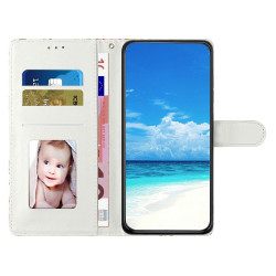 For Samsung Galaxy A36 5G Wallet Case PU Leather Pattern Printing Stand Phone Cover with Strap - Wind Chime
