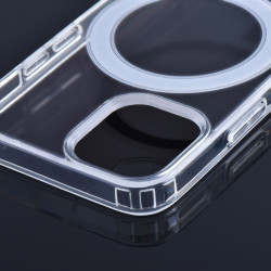 Phone Case Compatible with MagSafe for iPhone 13 Mini Acrylic + TPU Anti-scratch Transparent Cover