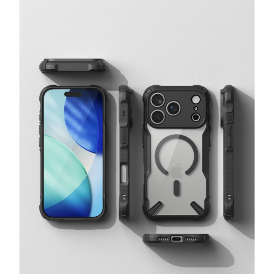Ringke Fusion-X Magnetic MagSafe iPhone 17 Pro Max - Black Apple Cases Mobile