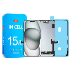 ZY LCD Screen with Digitizer Touch Screen for iPhone 15 FHD1080p - Black