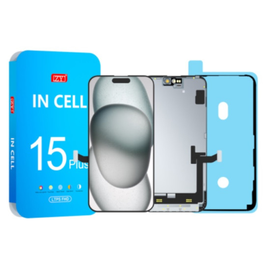 ZY LCD Screen with Digitizer Touch Screen for iPhone 15 FHD1080p - Black Apple Parts