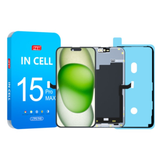 ZY LCD Screen with Digitizer Touch Screen for iPhone 15 Pro Max FHD1080p - Black Apple Parts