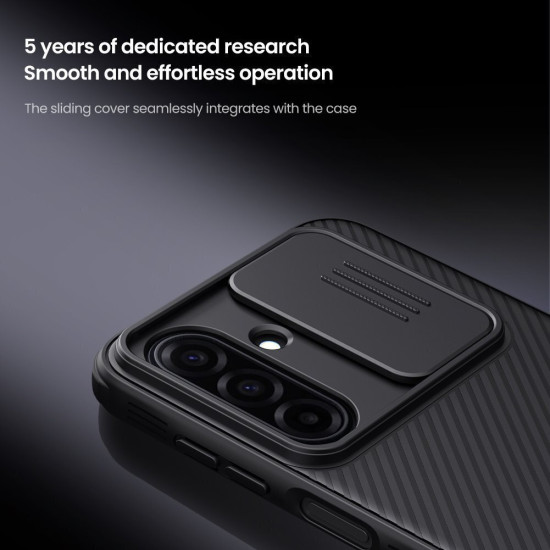 NILLKIN CamShield Σκληρή Θήκη με Πορτάκι για την Κάμερα για Samsung Galaxy A17 5G - Μαύρο Samsung Θήκες Κινητών