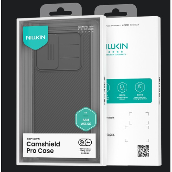 NILLKIN CamShield Slide Camera Protector Design Hard PC Cover Case for Samsung Galaxy A56 5G Samsung Cases Mobile