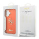 Guess IML 4G Script Metal Logo Case for iPhone 17 - Orange Apple Cases Mobile