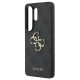 Guess PU 4G Metal Logo Case για Samsung Galaxy S26 Ultra - Σκούρο Γκρι Apple Θήκες Κινητών