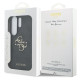 Guess PU 4G Metal Logo Case για Samsung Galaxy S26 Ultra - Σκούρο Γκρι Apple Θήκες Κινητών