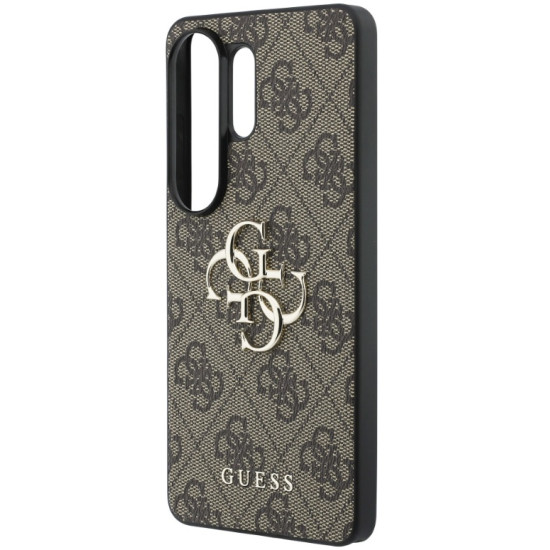 Guess PU 4G Metal Logo Case για Samsung Galaxy S26 Ultra - Καφέ Apple Θήκες Κινητών