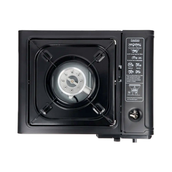 BDZ.180-A Εστία Υγραερίου για Φιάλη 150gr - Μαύρο