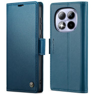 Caseme 023 Θήκη Πορτοφόλι με Βάση Στήριξης για Xiaomi Redmi Note 15 Pro 5G (Global) - Σκούρο Μπλε