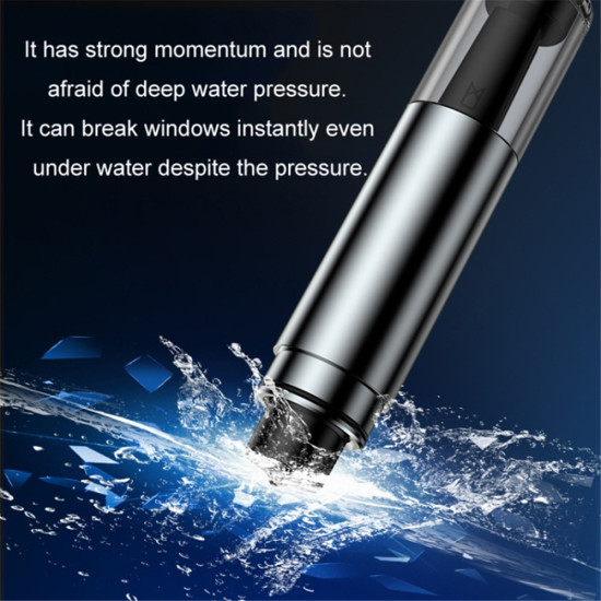 Car Safety Hammer Window Glass Breaker and Seat Belt Cutter Emergency Escape Tool - Silver Gadgets - Toys - Hobby