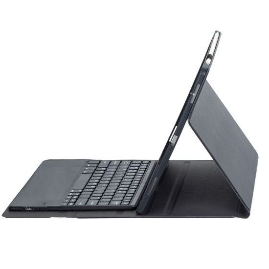 A0N19  Θήκη Βιβλίο με Αποσπώμενο Μαγνητικό Πληκτρολόγιο για Xiaomi Redmi Pad 2 Pro / Poco Pad M1 - Μαύρο XIAOMI Θήκες Tablet